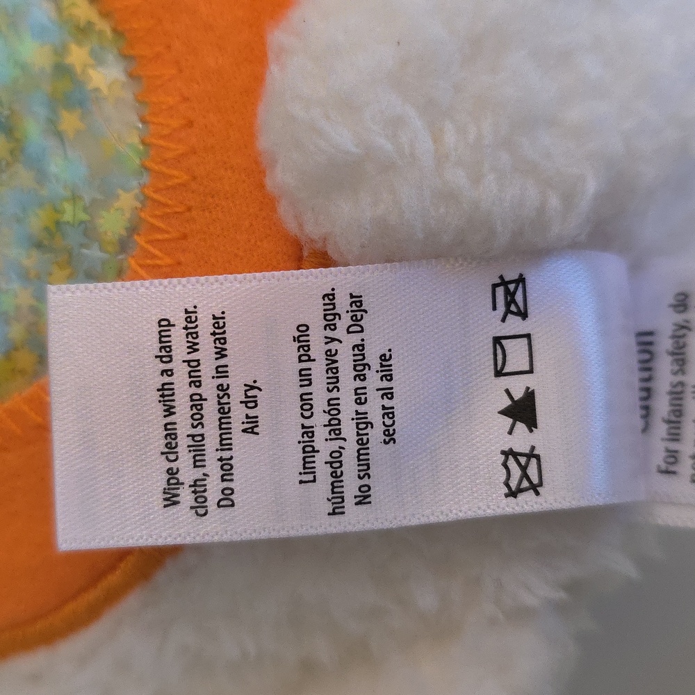 Magic Years 9" Bunny Rabbit White Soft Sensory Toy Ages 0+ And Up - Picture 7 of 8